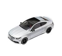 1:64 Per C63s Coupé Modello Di Auto In Lega Hobby Collezione Esposizione Souvenir Decorativi Da Collezione(Silver)