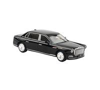 1/64 per espositore in miniatura di berlina commerciale a tre scatole pressofusa modello di auto dello stato di Hongqi Decorazione da scrivania