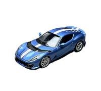 1:64 Per Il Cavallino Rampante 812C Modello Di Auto In Lega Con Pizzo Blu E Bianco Ornamenti Decorativi In metallo Decorativi Da Collezione