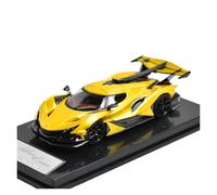 1:64 Per Il Dio Del Sole Apollo IE Modello Auto Giocattolo In Lega In Miniatura Modello Auto Sportiva Modello Gioco Moda(Yellow)
