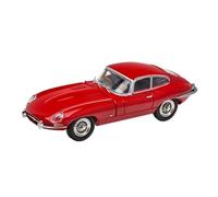 1/64 Per Jaguar E-type 1961 Modello Auto Da Collezione In Lega D'epoca Classica Con Cofano Anteriore Apribile Decorativi Da Collezione(Red)
