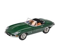 1/64 Per Jaguar E-type 1961 Modello Auto Da Collezione In Lega D'epoca Classica Con Cofano Anteriore Apribile Decorativi Da Collezione(Green)