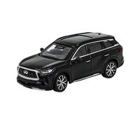 1:64 Per La Collezione Di Modelli Di Auto In Lega INFINITI QX60, Decorazione Espositiva Souvenir Macchinine Mini Auto(Black)