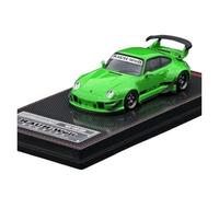 1 64 per la collezione di modelli di auto RWB 993 Bullwinkle Supra Rocket Bunny PANDEM Coupe Macchinine Mini Auto(verde)