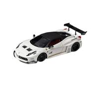 1:64 Per La Collezione Statica Del Cavallino Rampante 458GT LB Wide Body Modello Di Auto In Resina Per Hobby Veicolo Da Collezione(White)