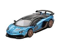1 64 Per Lamborghini SVJ Modello Di Auto In Lega Blu, Esposizione Statica, Adatto Come Regalo Da Collezione Giocattoli Metal Vehicles non RC