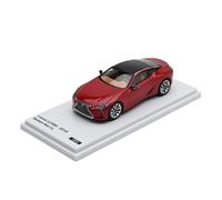 1:64 Per Lexus LC500 2018 Modello Di Auto In Lega Rossa Tema Scena Ornamento Rosso