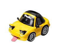 1:64 Per Mazda Mx5 Q Version Miata Na Egg Car Resin Model Display Hobby Collection Veicolo Da Collezione(Yellow)