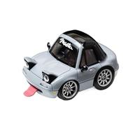 1:64 Per Mazda Mx5 Q Version Miata Na Egg Car Resin Model Display Hobby Collection Veicolo Da Collezione(Gray)
