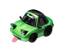1:64 Per Mazda Mx5 Q Version Miata Na Egg Car Resin Model Display Hobby Collection Veicolo Da Collezione(Green)