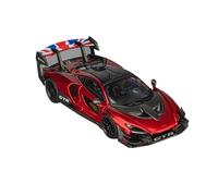 1:64 Per McLaren Senna GTR Modello Di Auto In Lega Rosso Metallizzato Boyfriend Metal Crafts Decorativi Da Collezione