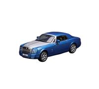 1:64 Per Modello Di Auto In Lega Rolls-Royce Phantom COUPE RR Rossa E Argento Versione A Due Porte Veicolo Da Collezione(Blue)