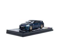 1:64 Per Nissan GTR R35 T-SPEC Modello Di Auto In Lega Viola Notte Ornamenti Per Hobby Da Collezione Per Adulti