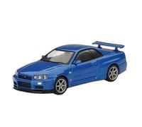 1 64 Per Nissan R34 Skyline V-Spec II GT-R Coupe Modello Di Simulazione Auto Ornamenti Statici Per Adulti Da Collezione Macchinine Mini Auto