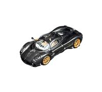 1:64 Per Pagani Utopia Nero Full Carbon Scena Edificio Ornamenti Decorazione Modello Auto In Lega Veicolo Da Collezione