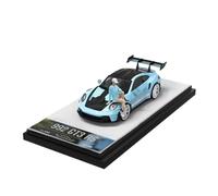1:64 Per Porsche 992 GT3 RS Modello Di Auto In Lega Su Piccola Scala Ornamenti Da Tavolo Per Mini Auto In Metallo