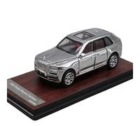 1:64 Per Rolls-Royce Modello In Lega Cullinan SUV Fuoristrada In Metallo Raro Veicolo Argentato