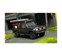 1:64 Per Toyota LC79 Modello Auto In Lega Pesantemente Modificato Versione Viaggio Nel Tempo Decorazione Della Scena Decorativi Da Collezione