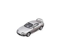 1:64 Per Toyota Supra A80 Auto Giocattolo In Metallo Argentato Piccola Auto Sportiva Espositore Per Spazio Di Lavoro