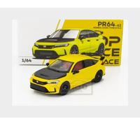 1:64 POP-RACE-LIMITED Honda Civic Type-R (Fl5) 2020 Yellow PR640062