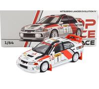 1/64 POP-RACE-LIMITED - MITSUBISHI - LANCER EVO IV N 1 RALLY SAFARI PR640231