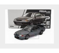 1:64 POP-RACE-LIMITED Nissan Skyline Gt-R (R32) 1989 Grey PR640101