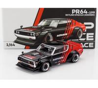 1/64 POP-RACE-LIMITED - NISSAN - SKYLINE GT-R V8 (R34) ADVAN DRIFT 1973 PR640199