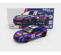 1:64 POP-RACE-LIMITED Subaru Brz #88 Tokyo Racing 2022 Blue Red PR640088