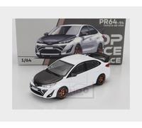 1:64 POP-RACE-LIMITED Toyota Vios Gr 2022 White Black PR640094
