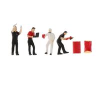 1:64 scala Dipinto Bambola in Miniatura Scenario Figure in Plastica Giocattoli