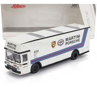 1/64 SCHUCO - MERCEDES BENZ - O317 TRUCK CAR TRANSPORTER PORSCHE 452038000