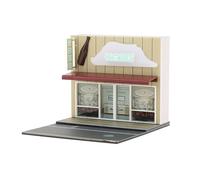 1/64 Shop Model Diorama Kits S Scale Scenery per Street Building Scene Puntelli taverna 10x11.6x8cm