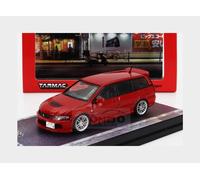 1:64 TARMAC Mitsubishi Lancer Evolution Sw Station Wagon 2000 Red T64R-042-RE
