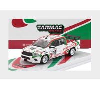 1:64 TARMAC Toyota Hilux Pick-Up #18 Racing 2021 White Red Green T64-041-WH2