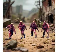 1:64 The Walking Dead Soldier Figure Diorama Layout Sand Table Accessori
