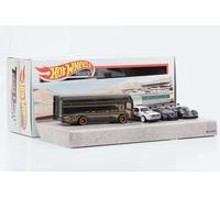 1:64 Track Day Diorama Box Audi Quattro Lamborghini C9 Hot Wheels