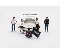 1:64 TRUESCALE Accessories Set 5X Team Libery Walk Figures Various MGTAC27