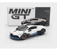 1:64 TRUESCALE Bugatti Divo 2018 White Black Blue MGT00661-L