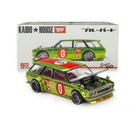 1:64 TRUESCALE Datsun Kaido 510 Wagon Og Flo Yellow 1969 Mini-Gt KHMG164