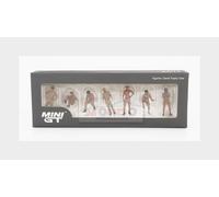 1:64 TRUESCALE Figures Set 7X Man Equipe Camel Trophy Sand MGTAC17