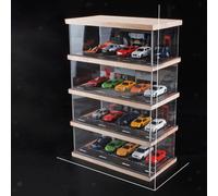 1/64 Vetrina per auto pressofusa Vetrina per garage per auto per macchinine