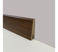 €1,69 - BATTISCOPA ZOCCOLINO in FIBRA DI LEGNO 60x15 Vari decori, Parquet, Laminati, SPC, LVT NOCE O ROVERE THERMO