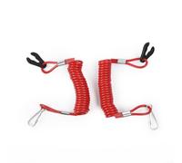 1 6m Kill Switch Key Lanyard Corda di sicurezza per motori Mercury 2pcs con gancio a molla