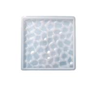 1/6Pcs Diamanti Fondo Resina Epossidica Stampi Fiore Cuore Forma Tazza Mat Stampo Diamanti Modello di Resina Stuoia Della Tazza Stampi