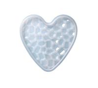 1/6Pcs Diamanti Fondo Sottobicchieri Stampo Fiore Cuore Rotondo Forma Epossidico Cup Mat Stampi con Diamanti Fondo Vassoio in Resina Stampo Stampi in Silicone per Resina