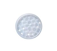 1/6Pcs Diamanti Fondo Sottobicchieri Stampo Fiore Cuore Rotondo Forma Epossidico Cup Mat Stampi con Diamanti Fondo Vassoio in Resina Stampo Stampi in Silicone per Resina