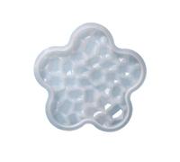 1/6Pcs Diamanti Fondo Sottobicchieri Stampo Fiore Cuore Rotondo Forma Epossidico Cup Mat Stampi con Diamanti Fondo Vassoio in Resina Stampo Stampi in Silicone per Resina