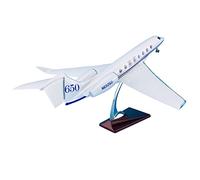 1:70 45cm Con Ruote LED Luce Aereo Gulfstream Per Giocattolo Modello Di Aeroplano G650 Set da gioco per hobby in miniatura