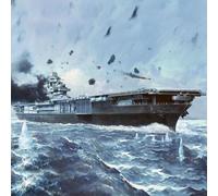 1:700 ACADEMY Ship Uss Yorktown Cv-5 Boat Aircraft Carrier 1942 Kit AC14229