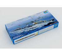 German Destroyer Zerstorer Z-43 1944 Battleship Plastic Kit 1:700 Model